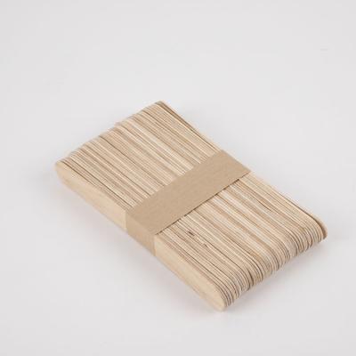 China Disposable Ice Cream Tool DIY Building Blocks Disposable Eco-Friendly Custom Cheap Ice Cream Stick Wooden Ice Cream Stick for sale