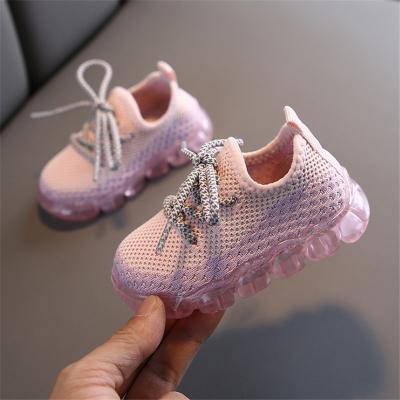 China AOGT Cute Spring Autumn Breathable Knitting Boy Girl Toddler Shoes Infant Sneakers Fashion Baby Shoes Soft Comfortable First Walkers for sale