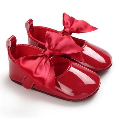 China Cute Girls Shoes Flowers Bow Spring Autumn Children Footwear First Walkers Baby Gril Dance Party Shoes for sale