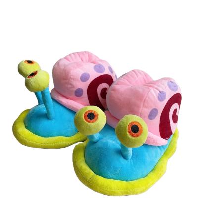 China CUSTOMER REVIEWS (0)‎ Funny Home Shoes Cute Plush Velvet Slippers Factory Direct Sales Cute Plush Winter Cotton Small Snail Animal Soft Disc for sale