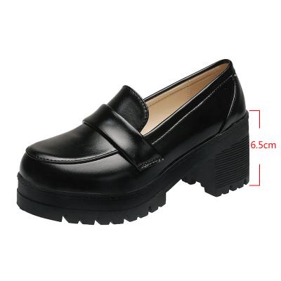 China Fashion Japanese Student Girly Girl Lolita Cospaly Shoes JK High School Uniform Loafers Vintage Harajuku Casual Shoes for sale