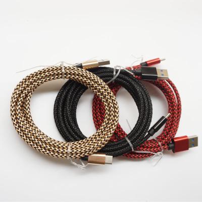 China Wholesale Charging USB Data Aluminum Alloy High Speed ​​Charging Cable USB C Cable Nylon Braided Mobile Phone Fast Charging Type C Cable for sale