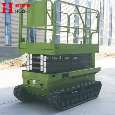 China 2016 Top Performance New Design Crawler Type Electric Hydraulic Self Propelled Scissor Lift With Hydraulic Legs for sale