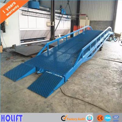 China Easy Operation Safety Convenience 12 Ton Adjustable Loading Dock Car Ramps For Trailers for sale