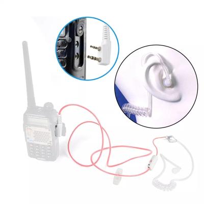 China In-ear HYS Walkie Talkie Security Earpiece With Coils for sale