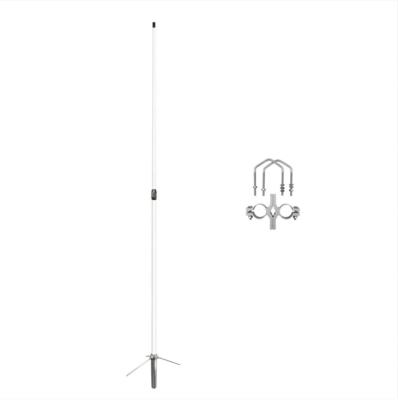 China Fiberglass N Omni Antenna 10dBi Female UHF 400-470MHz Base Station Two-Part Antenna With N-Female Connector for sale