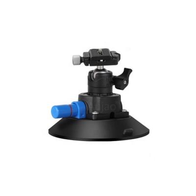 China Car Camera Video Shooting Power Grip Pump Vacuum Suction Cup Rubber Camera Mount with Ball Head for sale