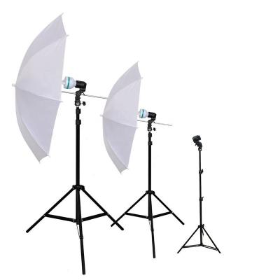 China Continuous Light Kit With Carrying Case, Professional Product Photography Triple 600W 5500K Photo Studio Daylight Umbrella Light for Studio for sale