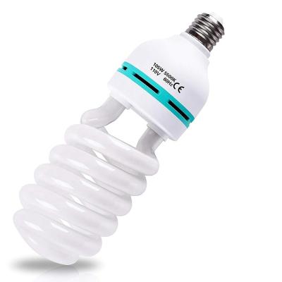 China Full Spectrum Light Bulb 85 Watt Photo Studio 5500k CFL Full Spectrum Fluorescent Light Bulb for sale