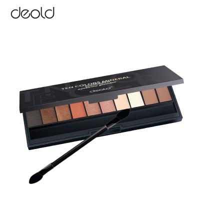 China Waterproof 10 Colors Mineral Eyeshadow Palette Makeup Private Label Eyebrow Powder for sale