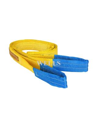 Cina Wells Flat Eye Polyester Polyester Webbing Sling More Than 12 Tons  With CE Certification in vendita