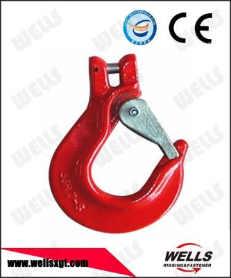 Китай good quality Red super carbon steel safety latch G80 clevis sling chain hooks продается