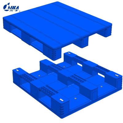 China 1300*1200*160 mm Single Faced High Quality Heavy Duty Plastic Pallet For Rack And Shelf for sale