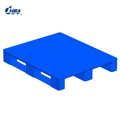 China Three Runners Single Faced Plastic Flat Surface Rack Pallet For Auto Warehouse And Rack for sale