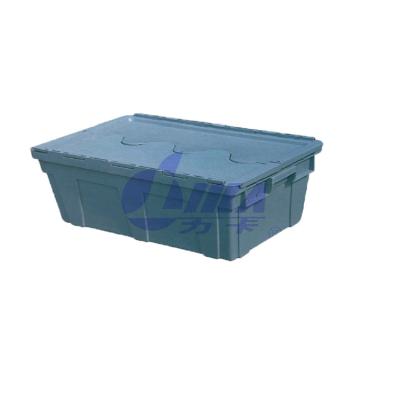 China Sustainable Stackable Plastic Tote Box /Storage Container Moving Crate for sale