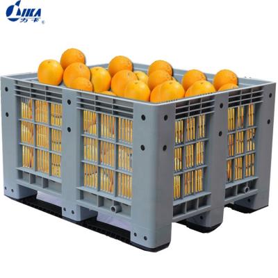 China Sustainable Plastic Fruit Pallet Container for sale