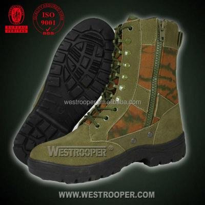 China 70-1495 Army Troops Delta Tactical Camo Green Army Assault Genuine Leather Boots for sale