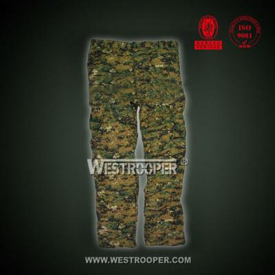 China Digital Anti-Static Woodland ACU Military Pants for sale