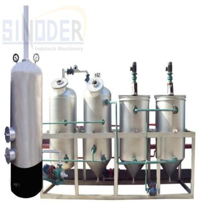 China Edible Plant Frying Oil Refinery Machine Vegetable Oil Refining Machine for sale