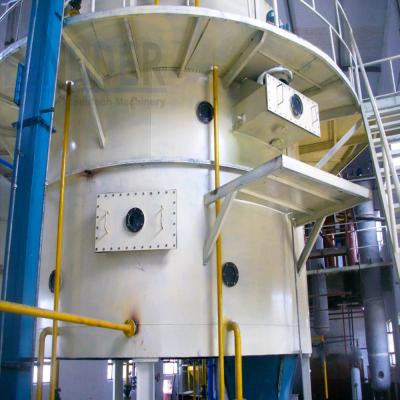 China For extracting oil from oil cake extractor soybean oil cake and 50T sunflower oil cake solvent extraction equipment for sale