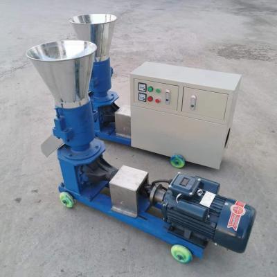 China Chicken Pellet Heater Cylinder Mini Biomass Pellet Machine Poultry Feed Processing Machine for sale