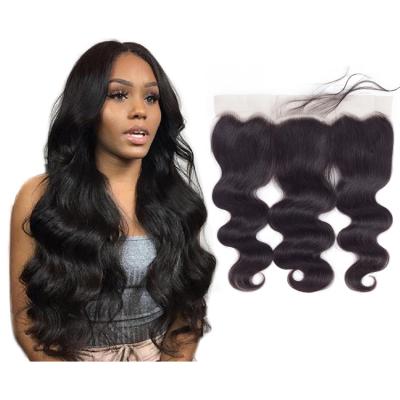 China Factory Price Body Wave Human Hair 13x4 Lace Frontal Hair Pre Plucked With Baby Hair For Black Women Wholesale Vendor for sale