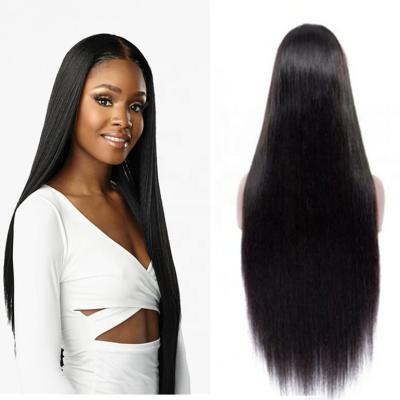 China Brazilian HD Body Wave Hair Lace Front Wig, Virgin Hair Cuticle Aligned Lace Wig, 13x4 Lace Frontal Wig For Black Women for sale