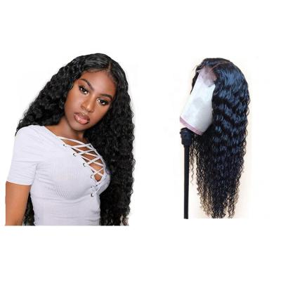 China Brazilian Hair Headband HD Water Wave Hair Water Wave Lace Front Wig Transparent Virgin Headband Wig Cheap Lace Closure Wigs For Black Women for sale