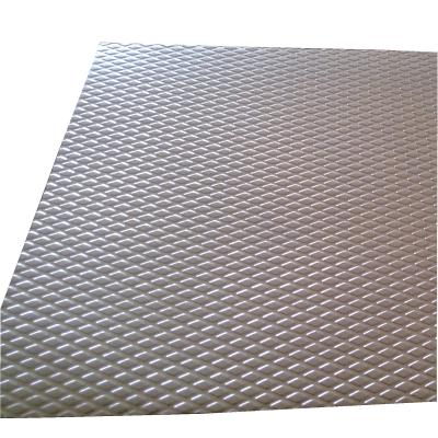 China Construction Diamond Embossed Alloy Aluminum Sheets for the gutter for sale