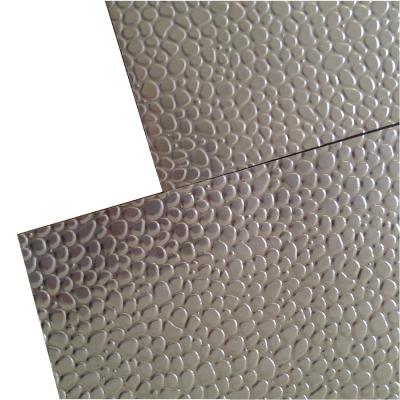 China Construction Aluminum Embossed Sheet Textured Aluminum Alloy 1100 Plate Weight For Trailer for sale