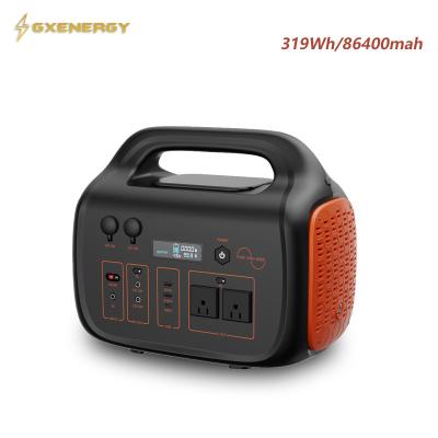 China Type C 300W Power Portable Battery Camping Outdoor Emergency Power Supply Lighting AC/DC Energy Storage for sale