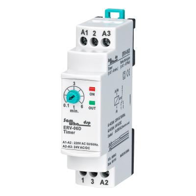 China Samwha-Dsp Sealed ERV-06D (0.1-6min.) Simple Function On Delay Time Relay for sale