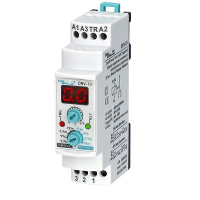 China Terminal Connection Samwha-dsp Drv-10 Hot Selling Single Function Encapsulated Digital Display 110v Timing Time Delay Relay for sale