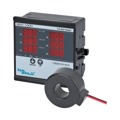 China China Samwha-Dsp Multimeter Signal Digital Panel Power Meter (OEM) SEM-100D 91x91mm for sale