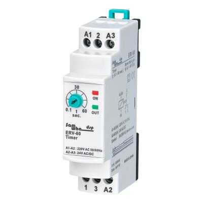 China Samwha-dsp Sealed Erv-60 (0.1-60sec.) Terminal Connection Power Multiple Phase Control Relay for sale