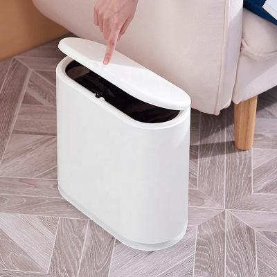 China Leasylife Sustainable Creative ABS Plastic Trash Can With Storage Household Classification Gland for sale