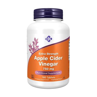 China Digestion OEM High Quality Helps Cleanse & Detox Diet Pills Supplement 500mg Slimming Pills Keto Apple Cider Vinegar Tablets Weight Loss for sale