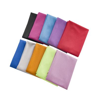 China 2021 Amazon Amazon Sustainable Hot Soft Sweat Absorption Sports Towel Quick Cooling Cold Sensing Towel for sale