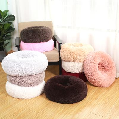 China Breathable BOKUN 30 Colors 120cm Diameter Felt Cat Foldable Bed Pets Accessories Pet Beds for sale