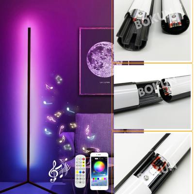 China BOKUN Dropshipping Amazon LED Modern Multicolor Corner Music Rhythm 165CM 125CM 85CM LED Floor Lamp for sale