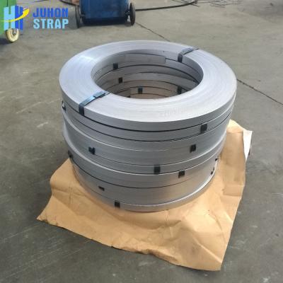 China Zinc Coated Steel 3/4 Roll Coil Strip Metal Tightening Strap for sale