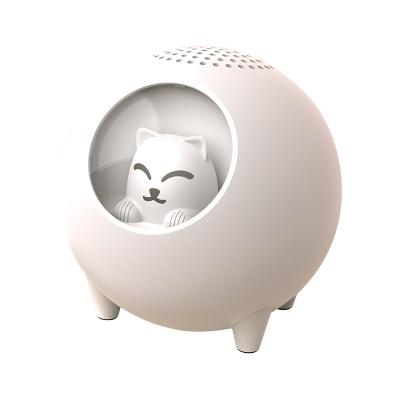 China Mini Customized New Small Pet Speaker Home Company Office Gifts Wireless BT Plug-in Card Night Lights Cute Animal Speaker for sale