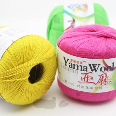 China Fancy Yarn Lace Canvas Yarn Knitting Yarn Wholesale Canvas Crochet For Knitting for sale