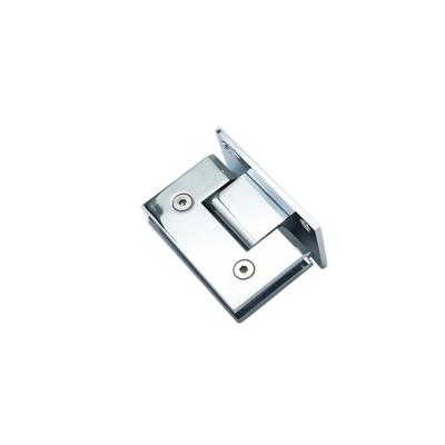 China Modern normal size 90*55MM 90 degree square shape wall to shower glass door hinge for sale