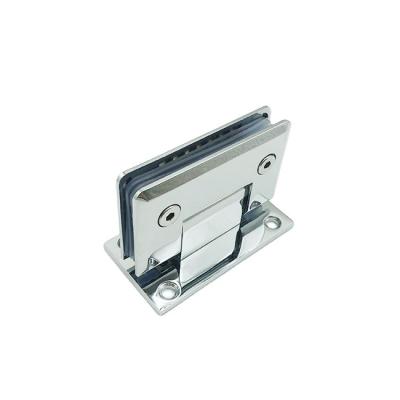 China Modern Premium Quality Glass To Wall Zinc Alloy Bevel Type 90 Degree Glass Door Hinge for sale