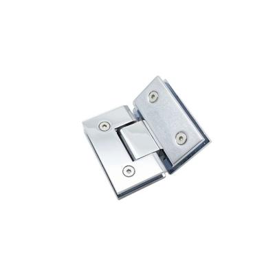 China 5MM Modern High Quality 135 Degree Thickness Zinc Alloy Material Glass To Shower Room Glass Hinge for sale