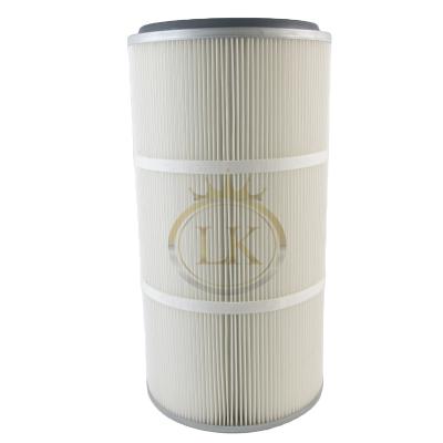 China Factory Direct Industrial Cartridge Filter Dust Collector Flame Retardant Pleated Dust Air Filter for sale