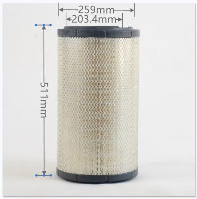 China Industrial Air Filtration System Engine Air Filter Cartridge P617644 P617643 for sale