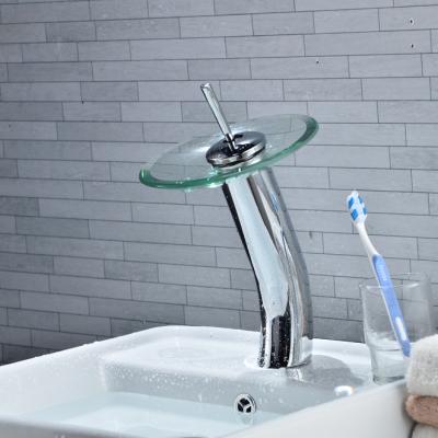 China Metered Faucets Choose Basin Faucet High Quality Brass Handle Waterfall Faucet Basin Faucet for sale