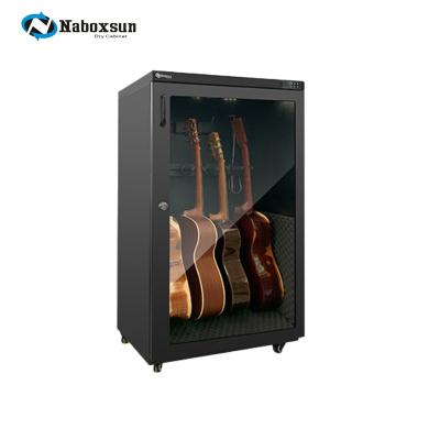 China Modern Guitar Showcase Humidor Guitar Musical Instrument Humidor Guitar Cabinet Display for sale